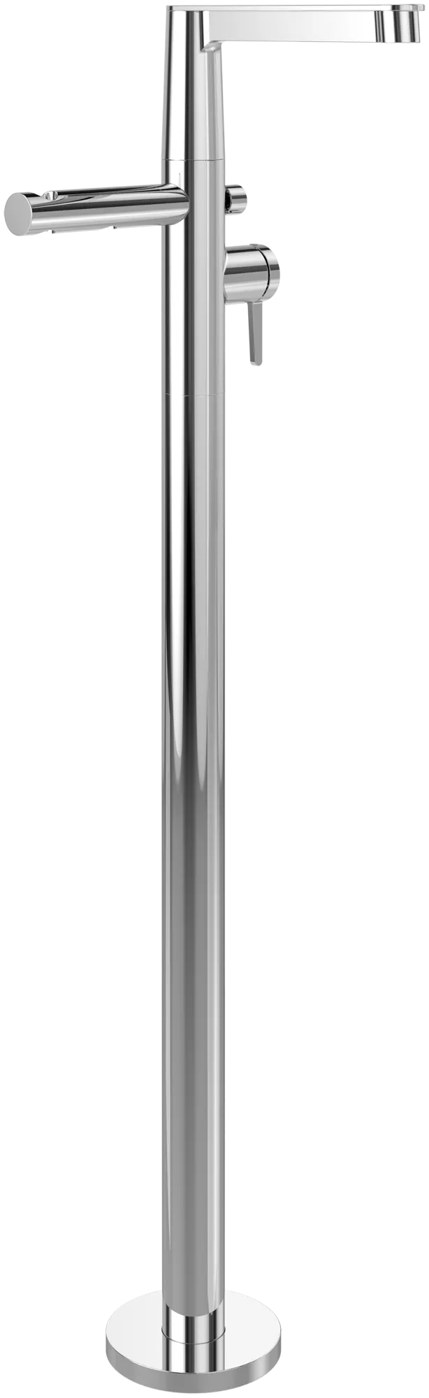 Einhand-Wannenarmatur „Conum“ Ausladung 217 mm in Chrom