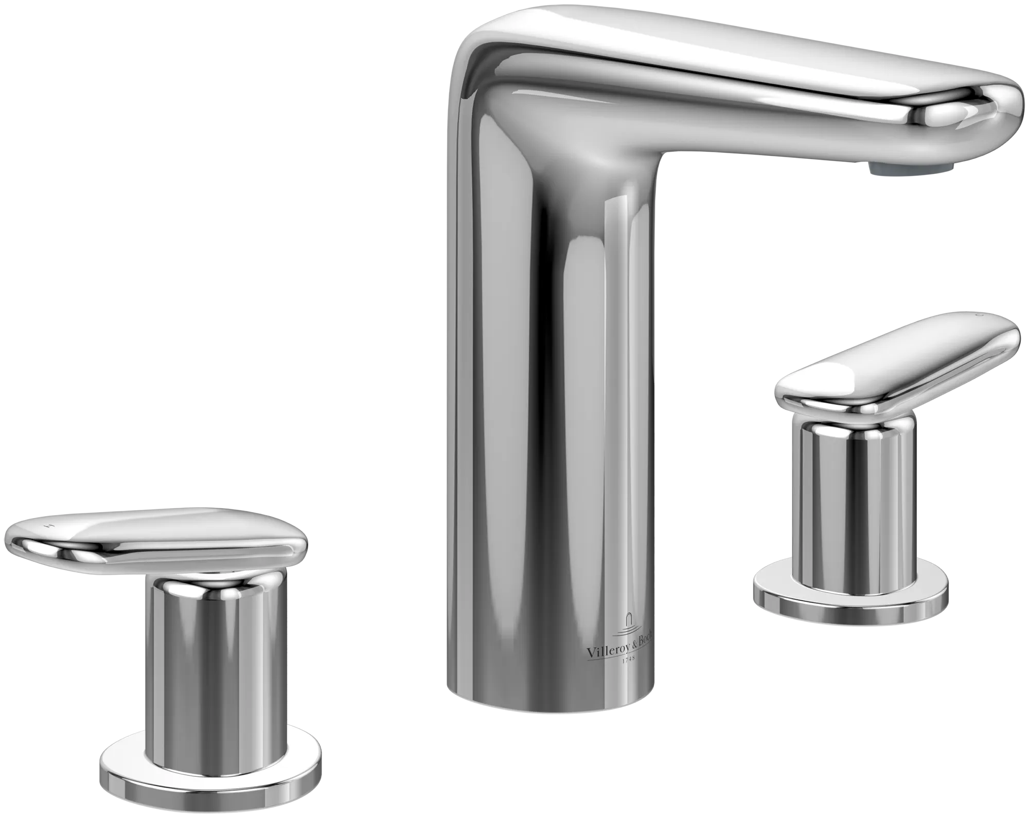 Zweihand-Waschtischarmatur „Antao“ 16,4 cm Ausladung 115 mm in Chrom