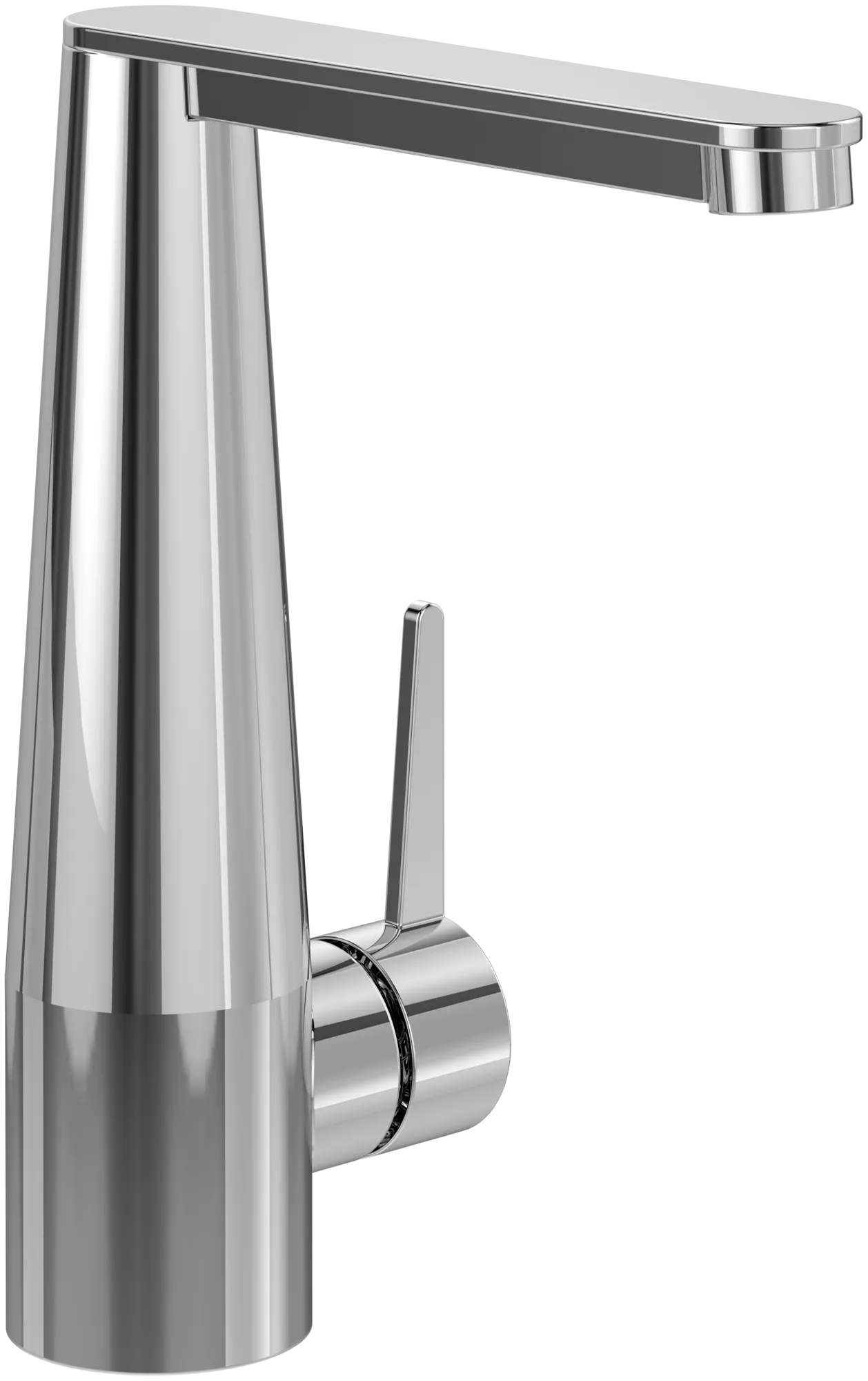 Einhand-Waschtischarmatur „Conum“ 17,4 cm Ausladung 138 mm in Chrom