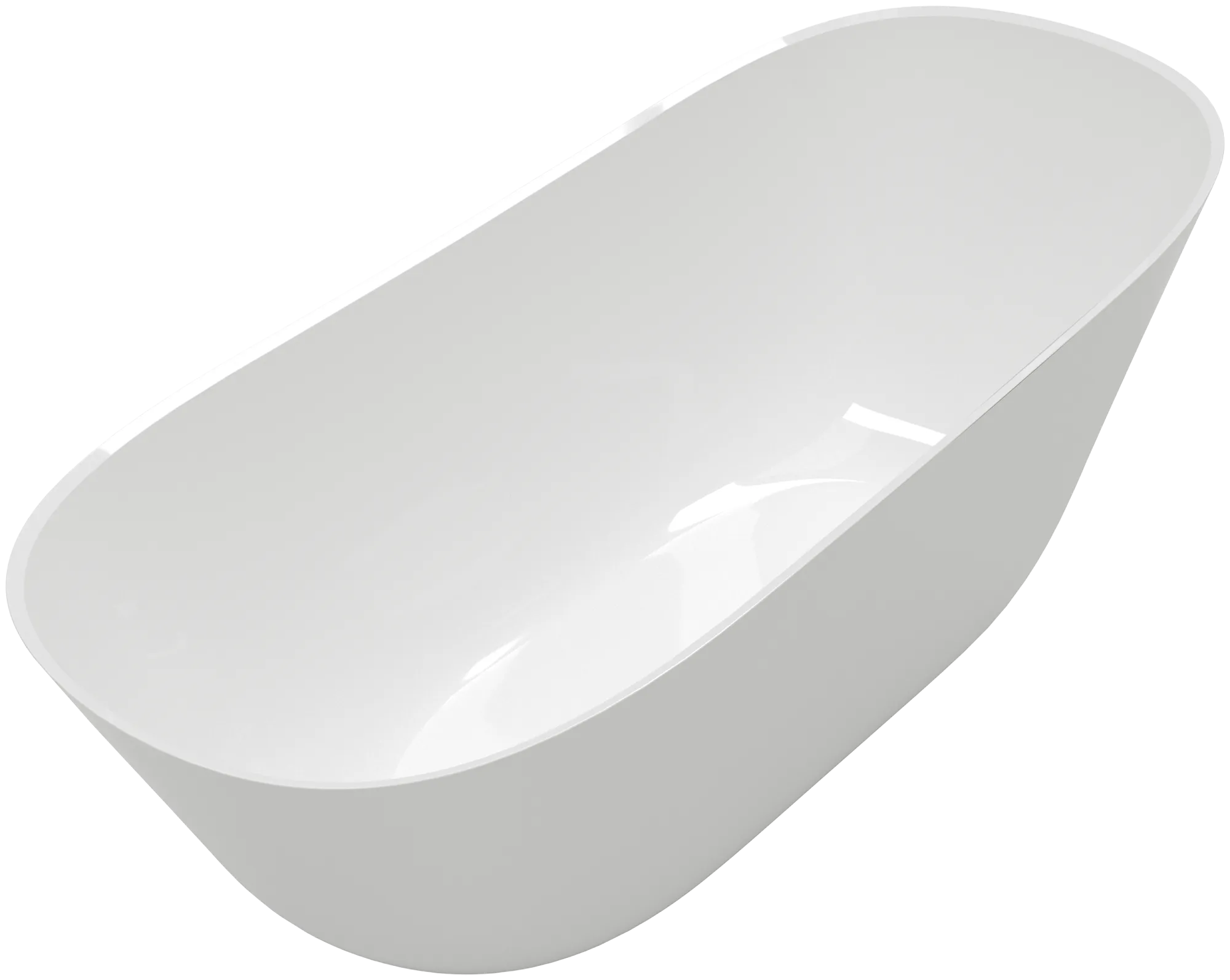 Villeroy & Boch Badewanne „Theano“ freistehend soft-edge 170 × 75 cm in Weiß Alpin