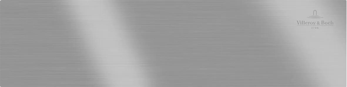 Designblende für „Wallway“ in Chrom Edelmatt