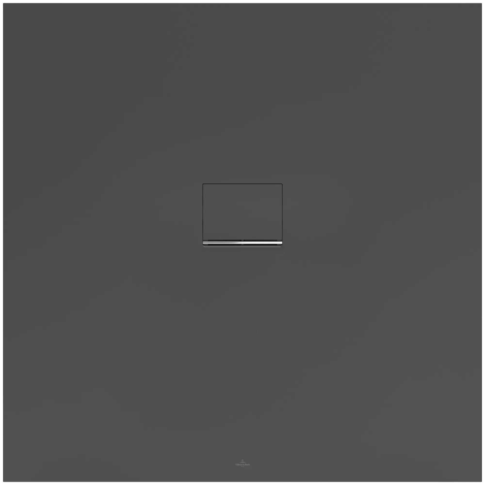 Villeroy & Boch quadrat Duschwanne „Squaro Infinity“ Sonderanfertigung 120 × 120 cm in Anthracite