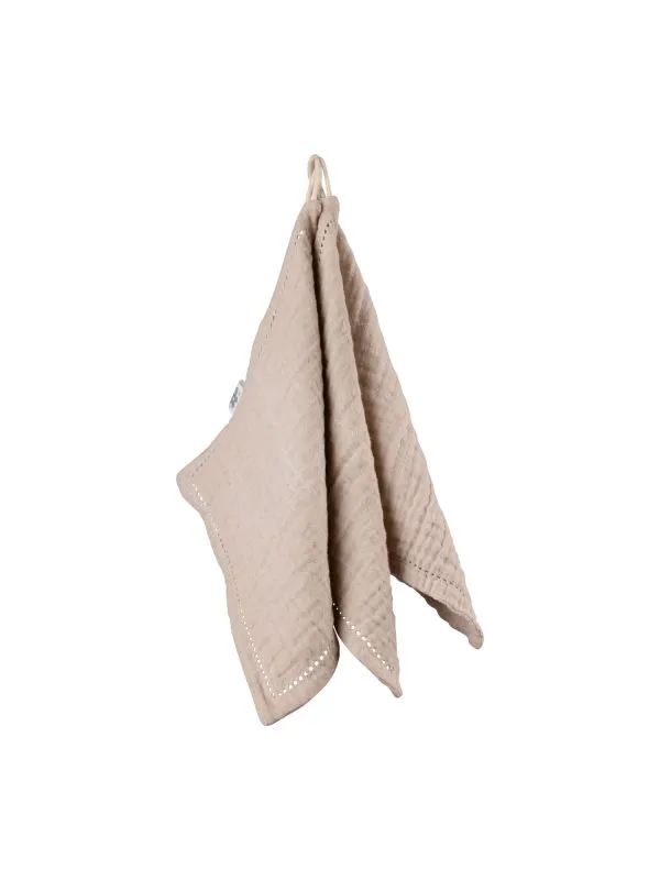 Sebra Waschlappen - 3 Stück - Seabreeze/Beige