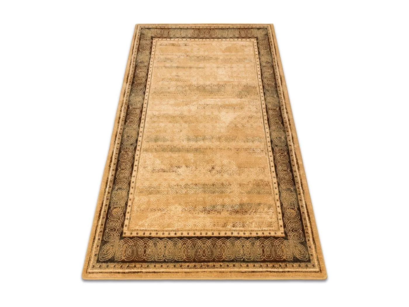 Wollteppich OMEGA LAVA Honig 100x150 cm