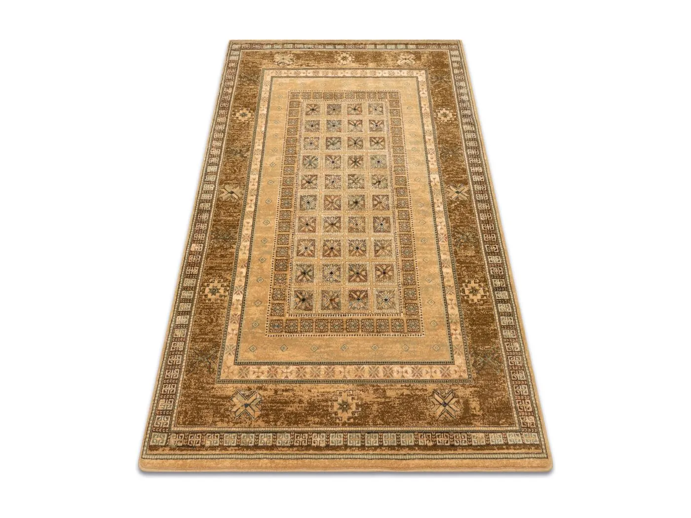 Wollteppich OMEGA ANTIK Honig 100x150 cm