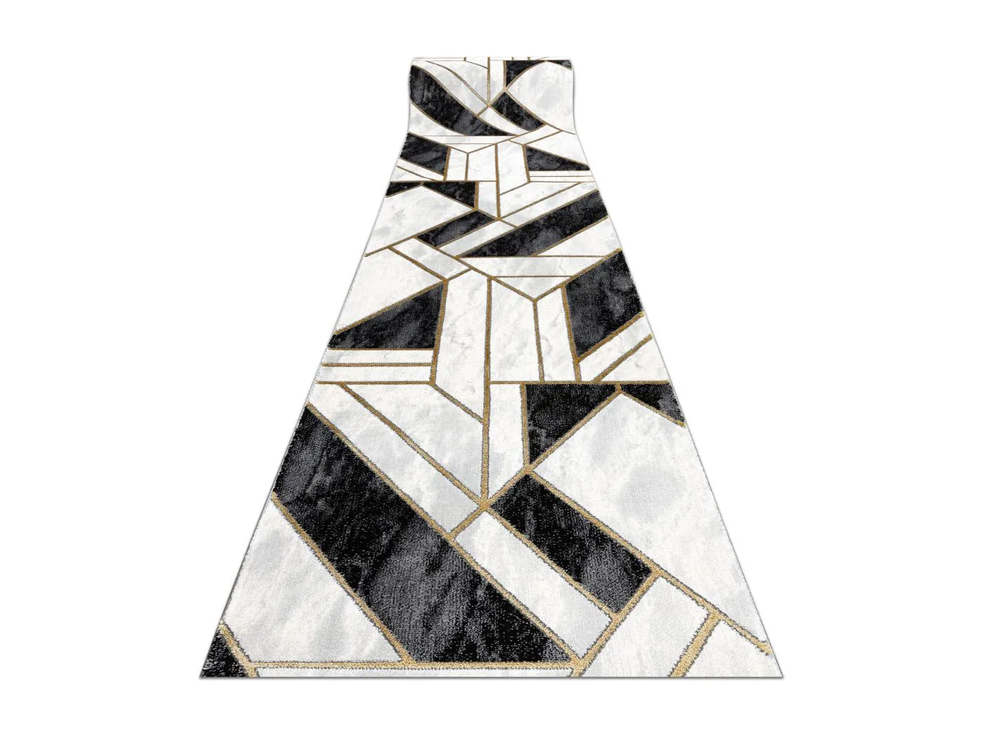 Exklusiv EMERALD Läufer 1015 glamour, stilvoll Marmor, geometrisch sc 80x1250 cm